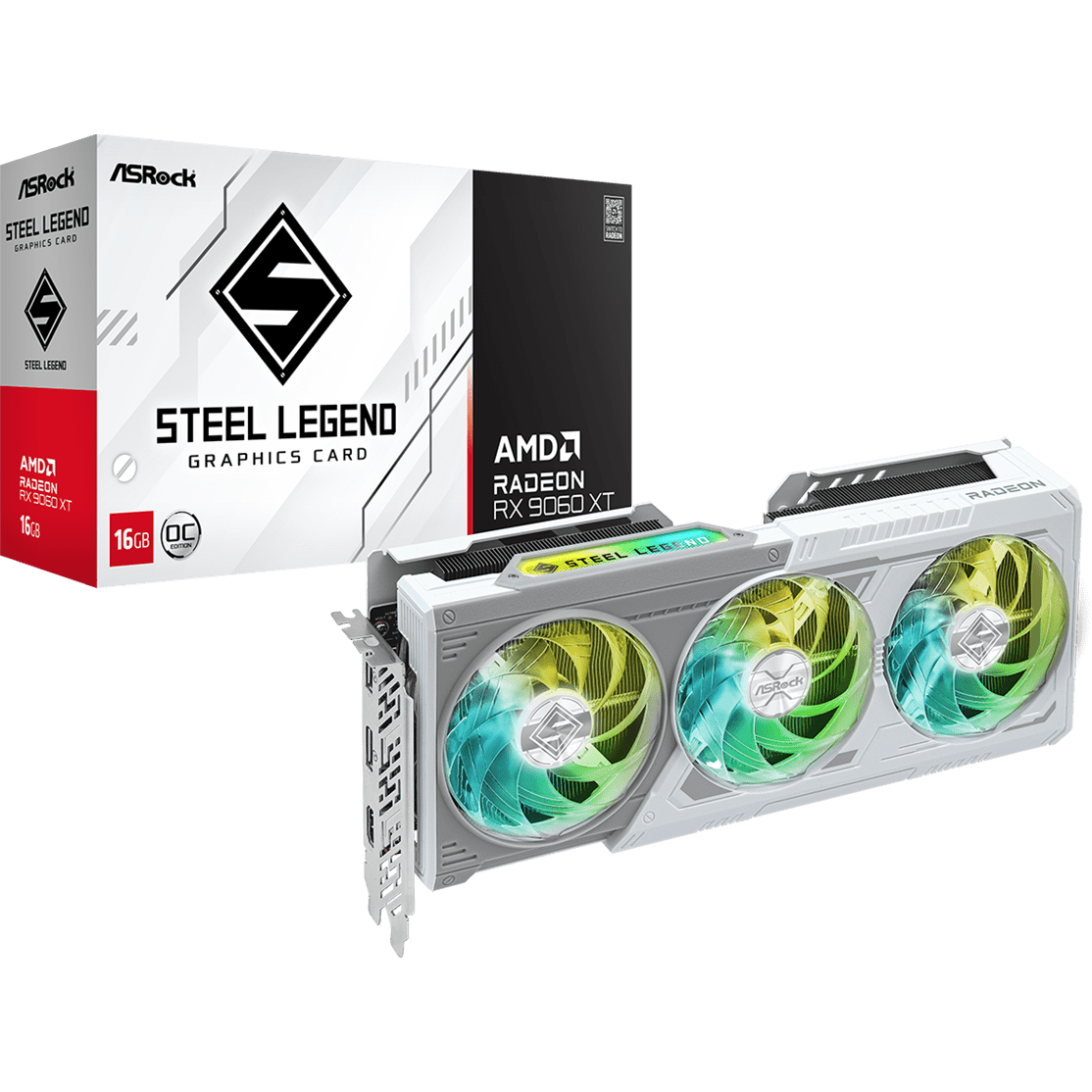 Grafikkarte AMD Radeon RX 9060 XT ASRock Steel Legend OC 16GB (RX9060XT SL 16GO) - Foto 5