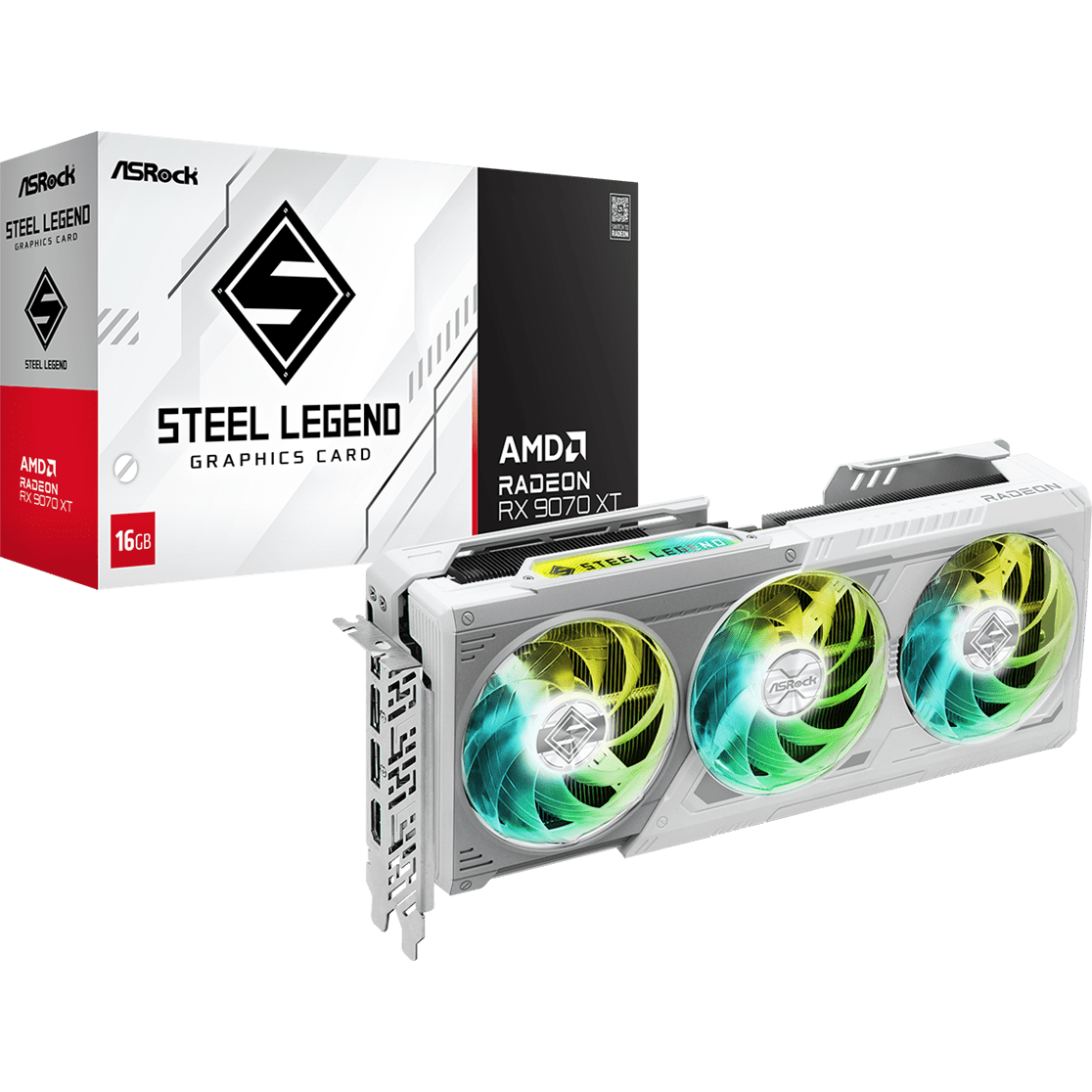 Grafikkarte AMD Radeon RX 9070 XT ASRock Steel Legend 16GB (RX9070XT SL 16G) - Foto 6