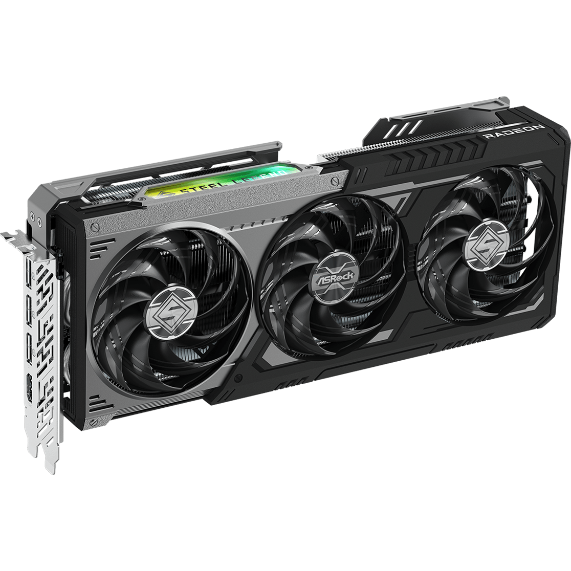 Grafikkarte AMD Radeon RX 9070 XT ASRock Steel Legend Dark 16GB (RX9070XT SLD 16G)