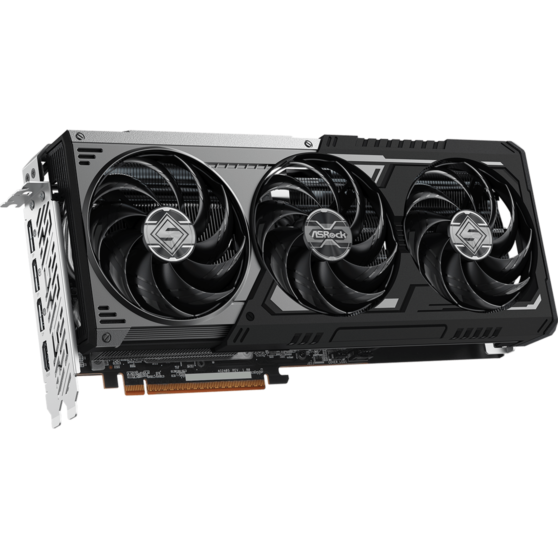 Grafikkarte AMD Radeon RX 9070 XT ASRock Steel Legend Dark 16GB (RX9070XT SLD 16G) - Foto 2