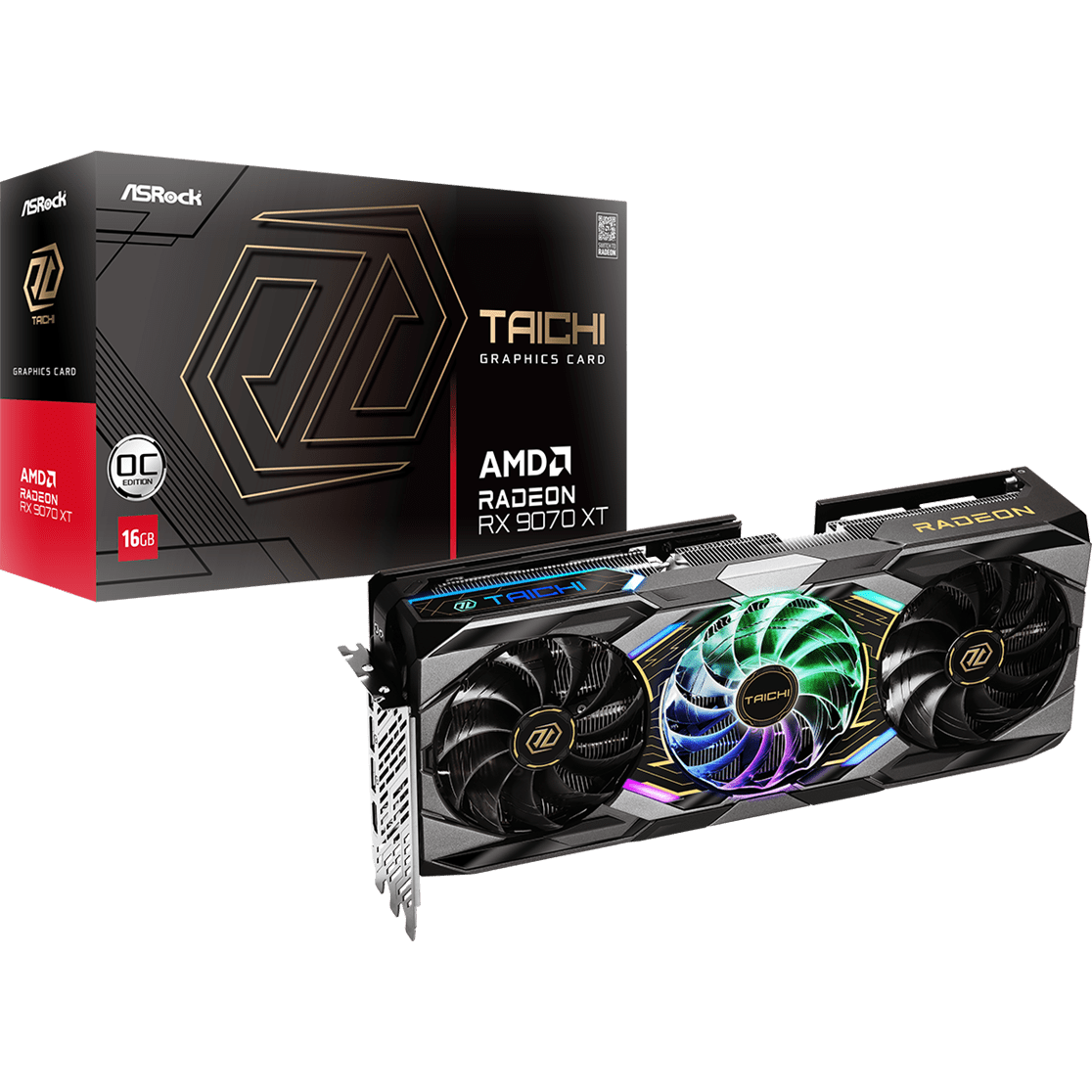 Grafikkarte AMD Radeon RX 9070 XT ASRock Taichi OC 16GB (RX9070XT TC 16GO) - Foto 6