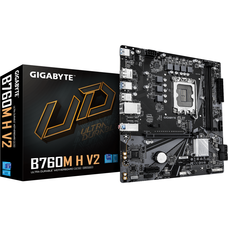 Mainboard Gigabyte B760M H V2 - Foto 4