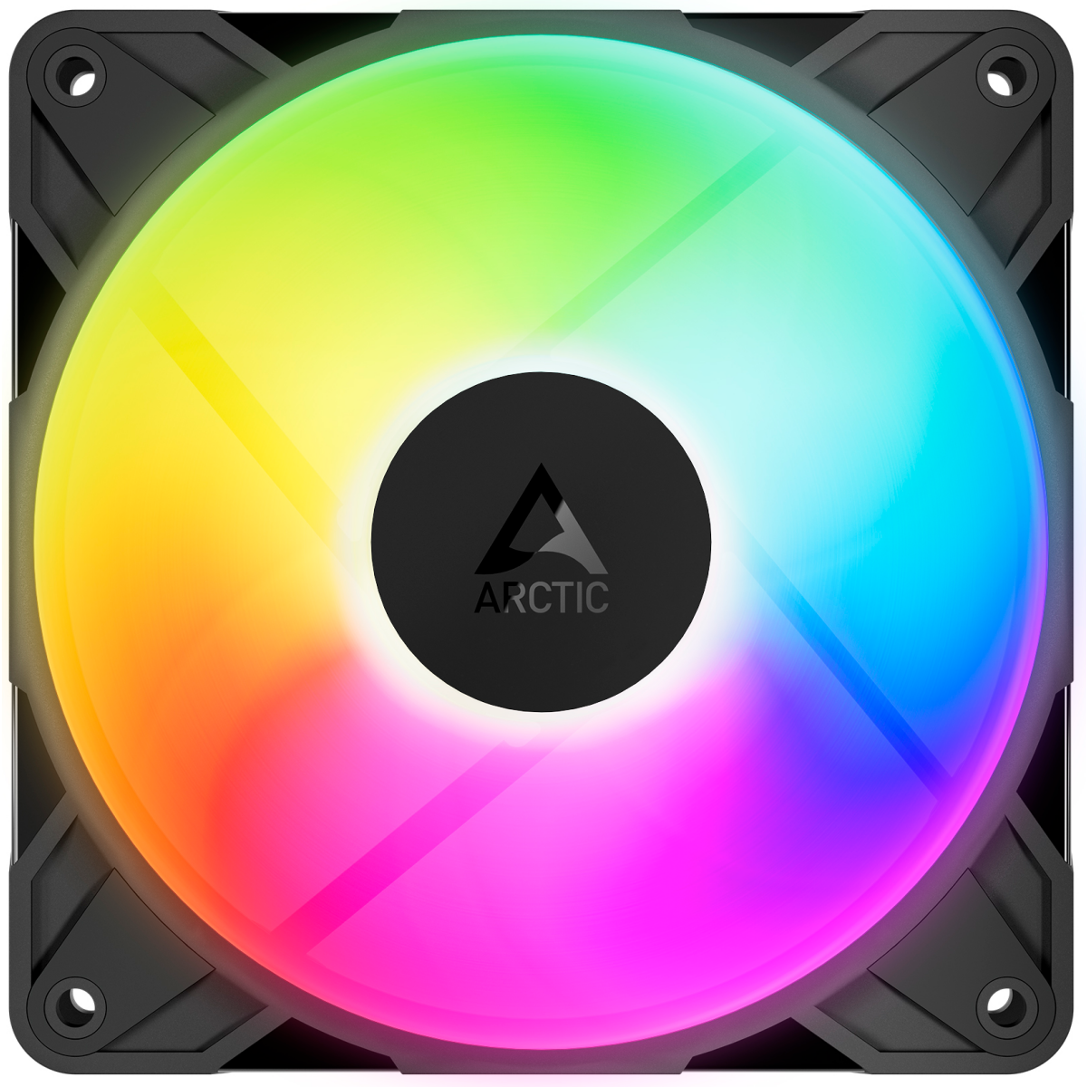 Gehäuselüfter Arctic P12 Pro Reverse A-RGB Black (3 pcs) - ACFAN00333A - Foto 2