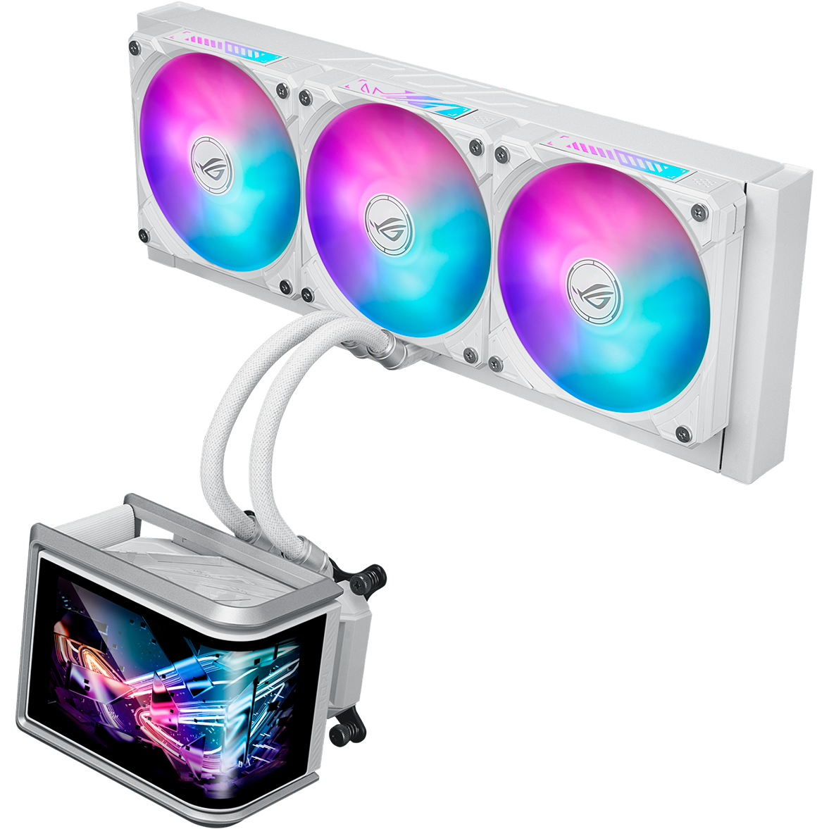 Kühlsystem für Flüssigkeitskühlung ASUS ROG RYUO IV SLC 360 ARGB White - 90RC0152-B0EAY0