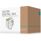 Kühler DeepCool AK700 DIGITAL WH (R-AK700-WHNDMN-GJD)
