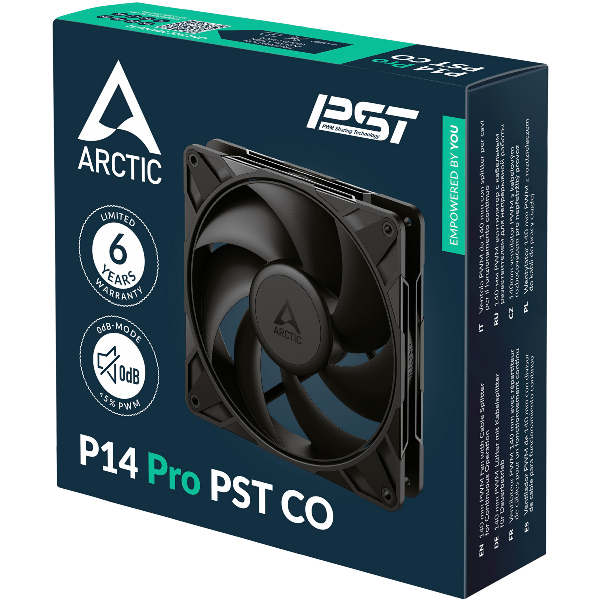 Gehäuselüfter Arctic P14 Pro PST CO Black - ACFAN00316A - Foto 6
