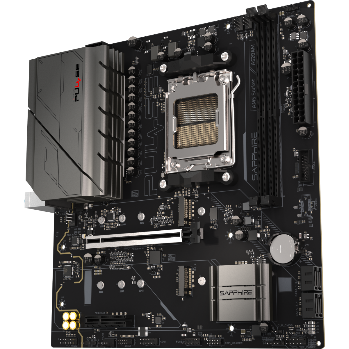 Mainboard Sapphire PULSE A620AM - 52118-03-40G - Foto 3