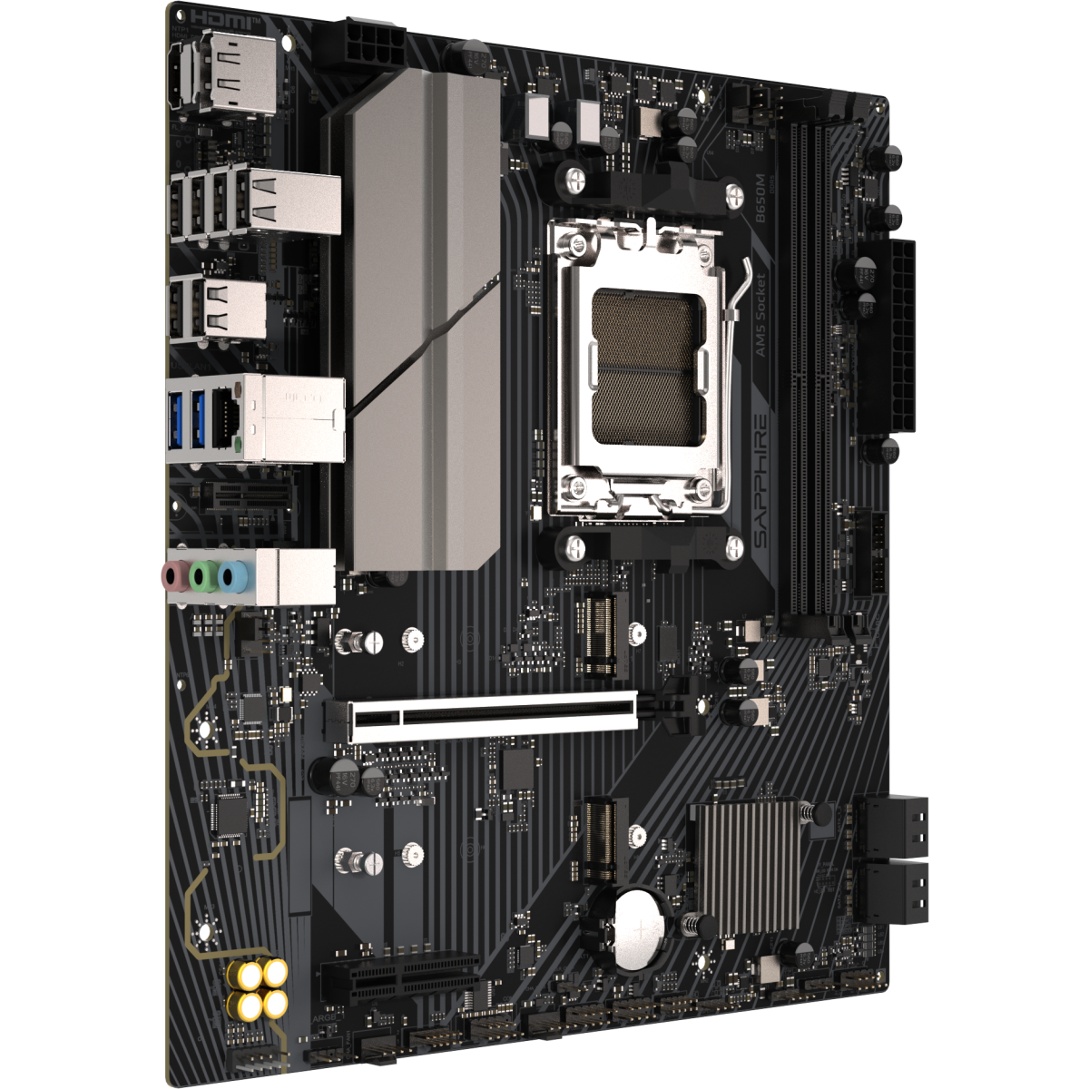 Mainboard Sapphire B650M-E - 52112-04-40G - Foto 2