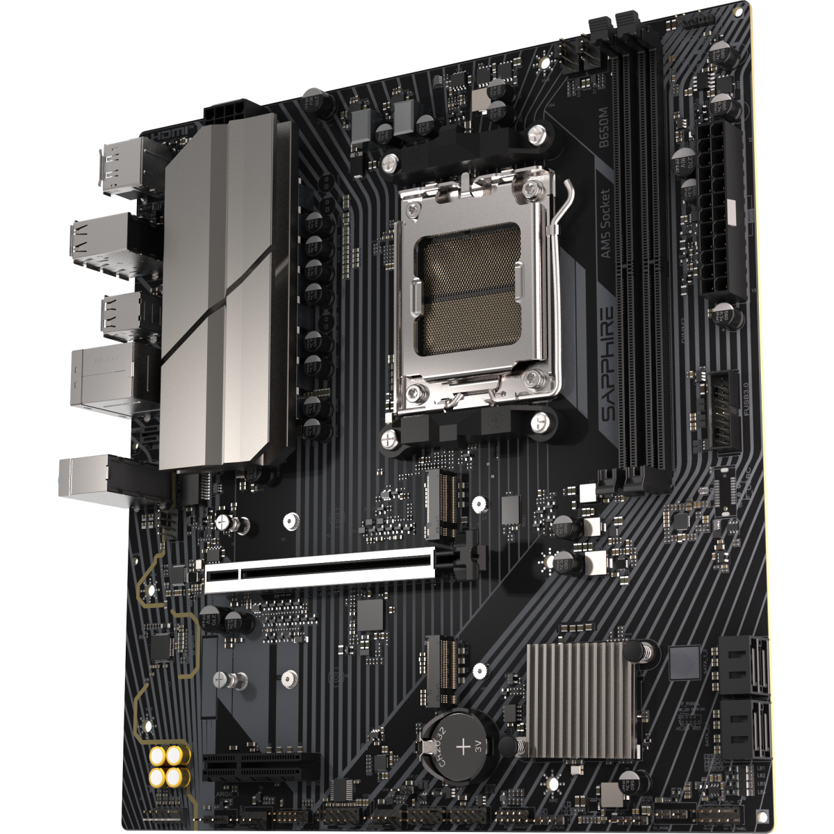 Mainboard Sapphire B650M-E - 52112-04-40G - Foto 3