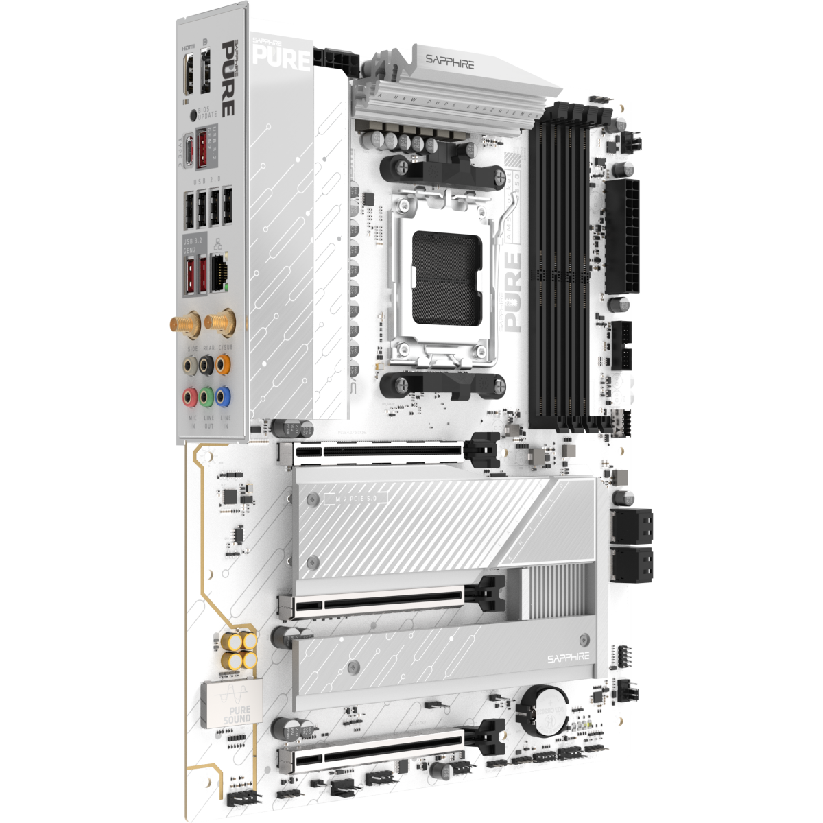 Mainboard Sapphire PURE B850A WIFI 7 - 52123-11-40G - Foto 2