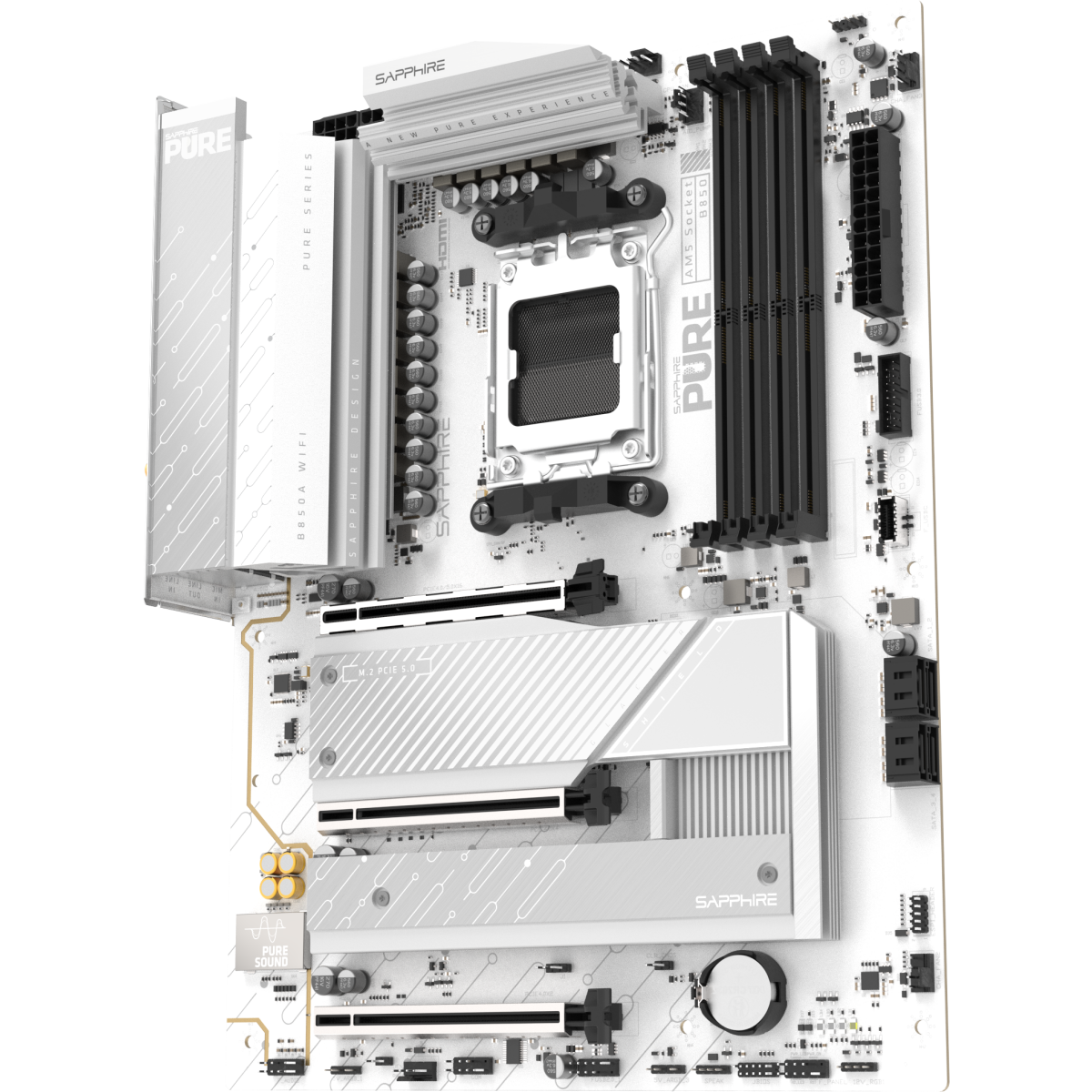 Mainboard Sapphire PURE B850A WIFI 7 - 52123-11-40G - Foto 3
