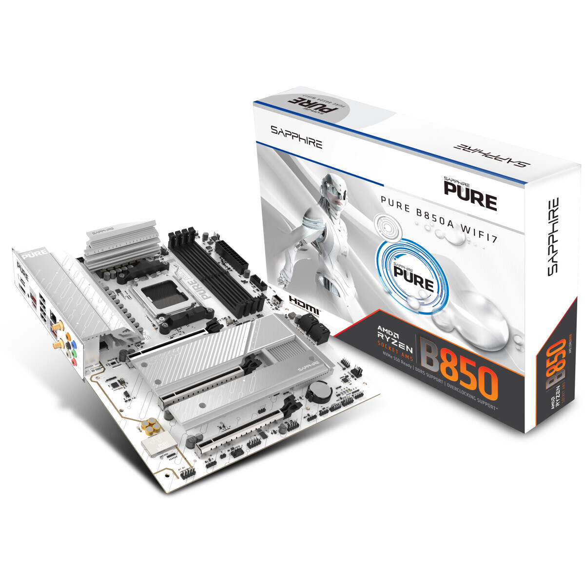 Mainboard Sapphire PURE B850A WIFI 7 - 52123-11-40G - Foto 6