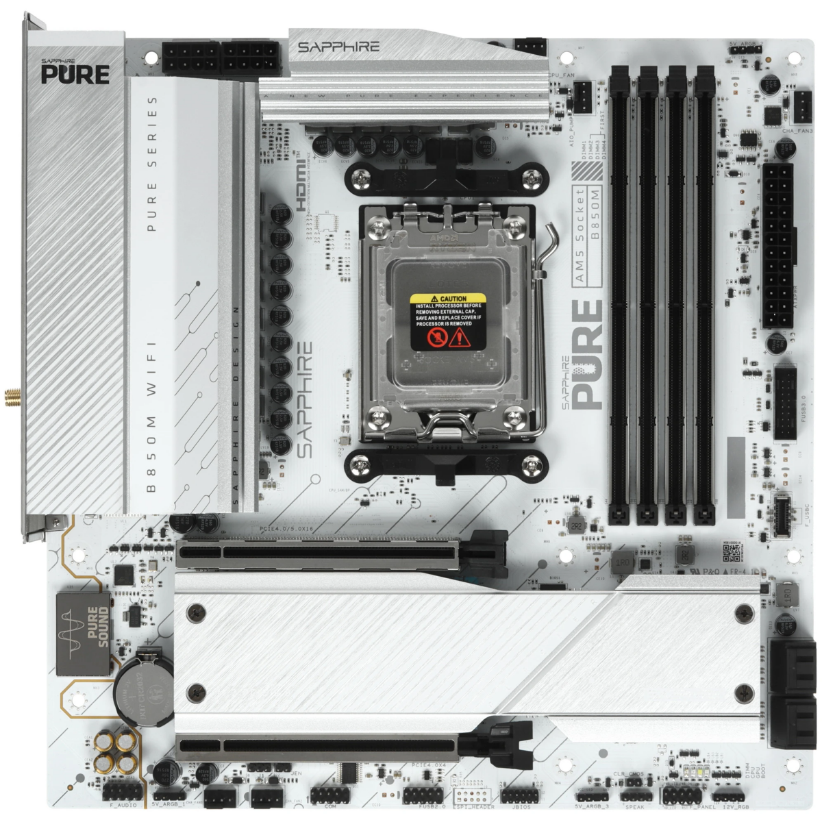 Mainboard Sapphire PURE B850M WIFI - 52123-02-40G
