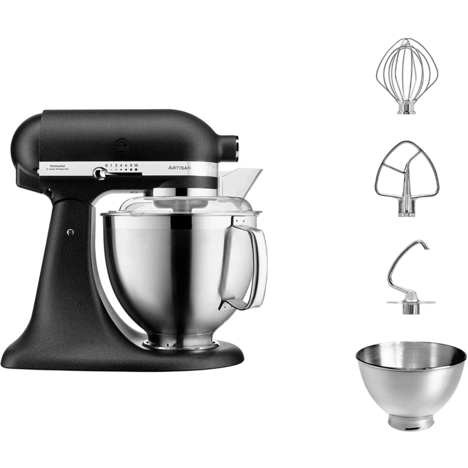 Mixer KitchenAid 5KSM185PSEBK - Foto 3