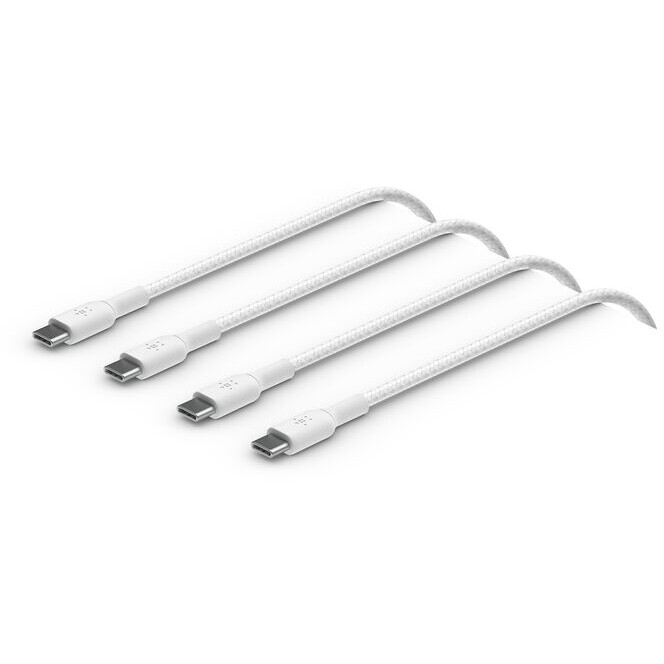 Kabel USB Type-C - USB Type-C, 1m, Belkin CAB004bt1MWH2PK (2 pcs)