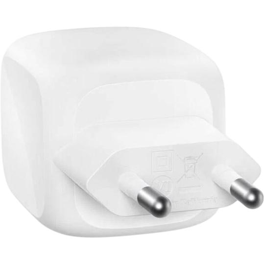 Netzwerk-Ladegerät Belkin BoostCharge Pro Dual USB-C GaN Wall Charger 50W White - WCH019kqWH - Foto 3