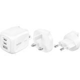 Netzladegerät Belkin BoostCharge Pro 3-Port GaN Wall Charger 70W White (WCH018HQWH)