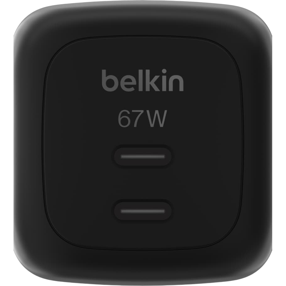 Netz-Ladegerät Belkin BoostCharge Pro Dual USB-C GaN Wall Charger 67W Black - WCH020kqBK - Foto 5