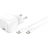 Netzladegerät Belkin BoostCharge USB-C Wall Charger 30W + USB-C Cable White (WCA008kq1MWH-B6)