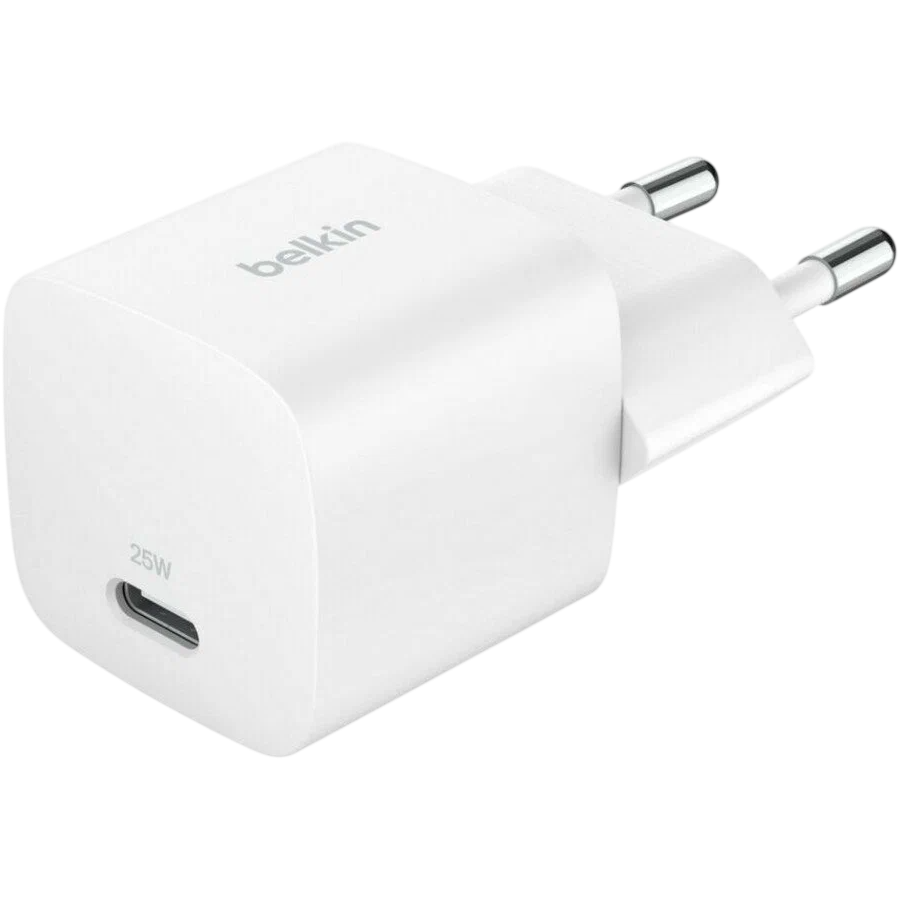 Netz-Ladegerät Belkin BoostCharge USB-C Wall Charger 25W White - WCA012kqWH