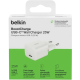 Netz-Ladegerät Belkin BoostCharge USB-C Wall Charger 25W White (WCA012kqWH)