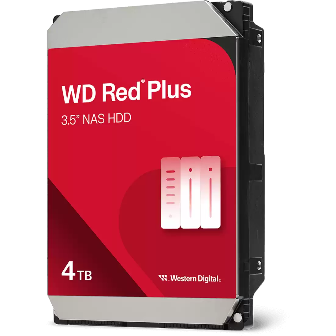 Festplatte 4TB SATA-III WD Red Plus (WD40EFZZ)