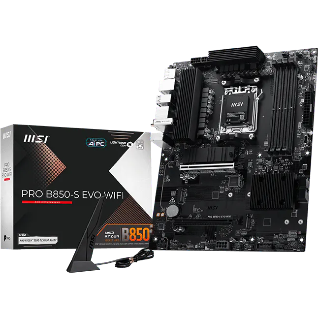 Mainboard MSI PRO B850-S EVO WIFI - Foto 5