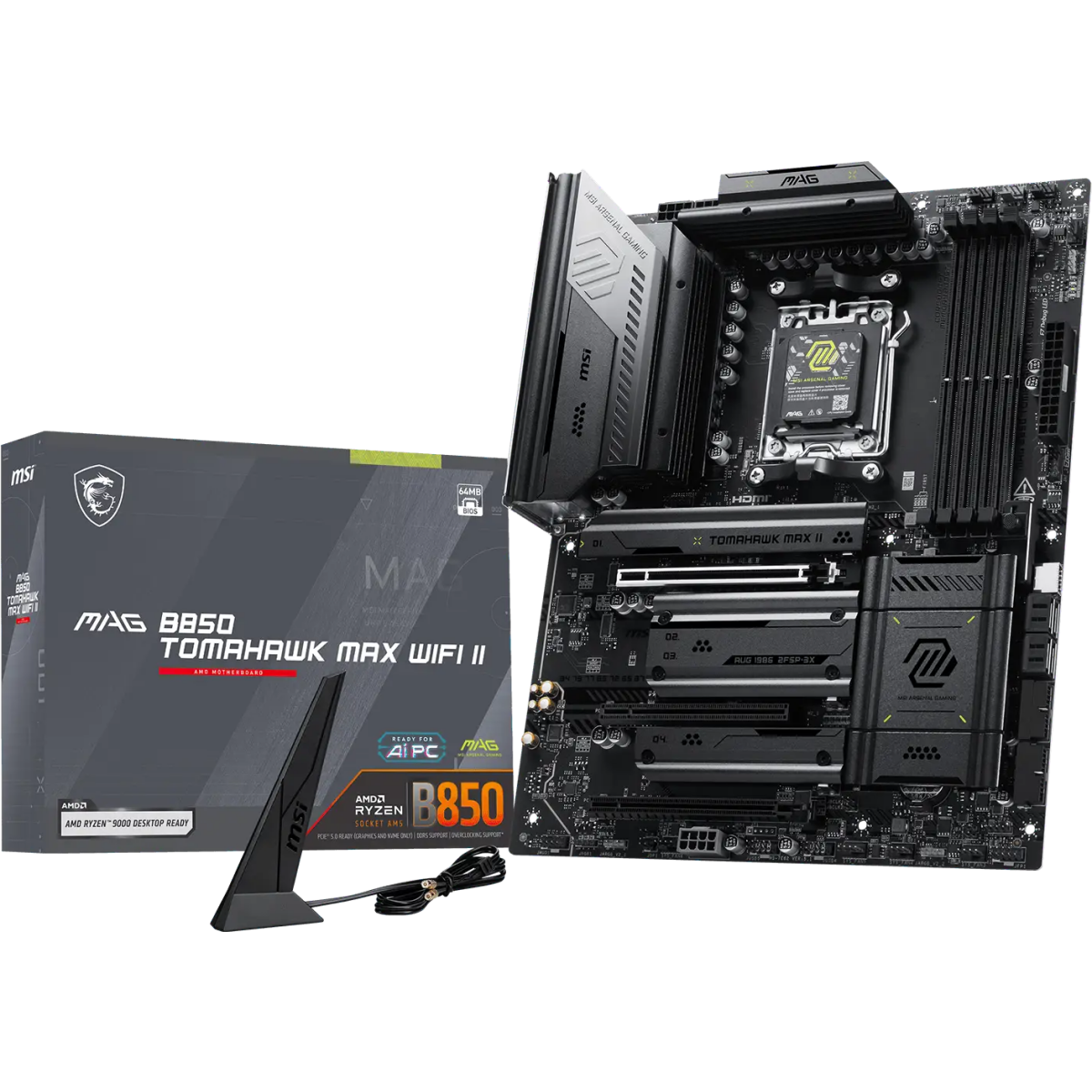 Mainboard MSI MAG B850 TOMAHAWK MAX WIFI II - Foto 5
