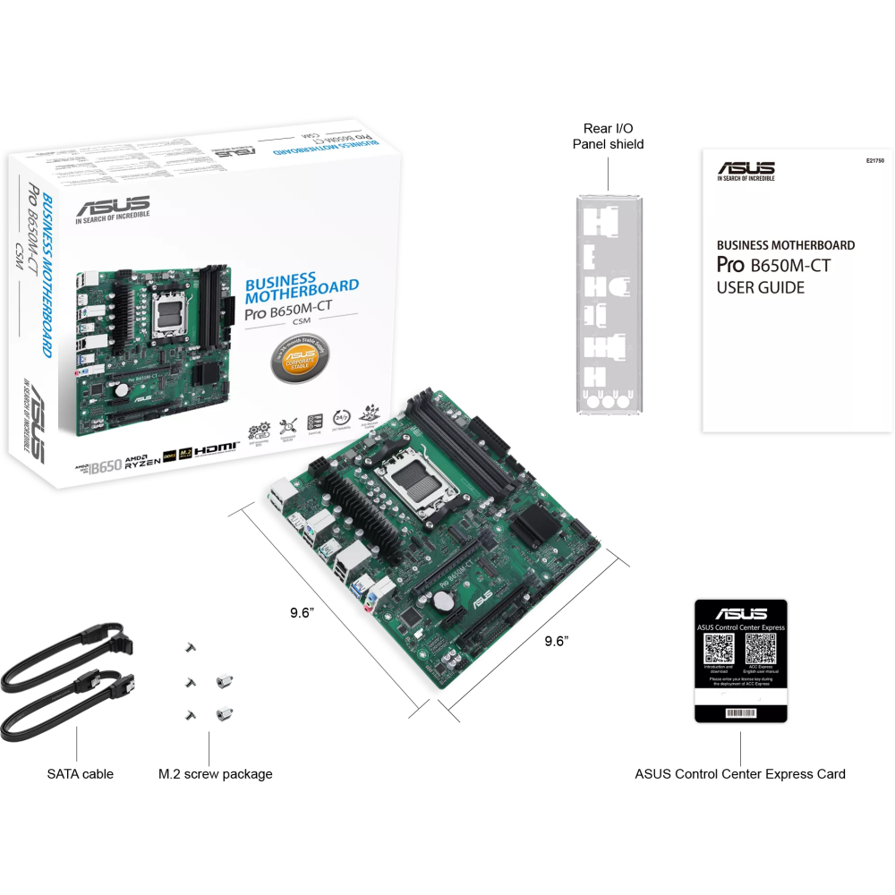 Mainboard ASUS PRO B650M-CT-CSM - Foto 5