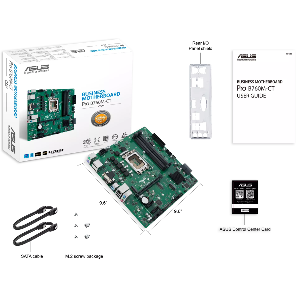 Mainboard ASUS PRO B760M-CT-CSM - Foto 5