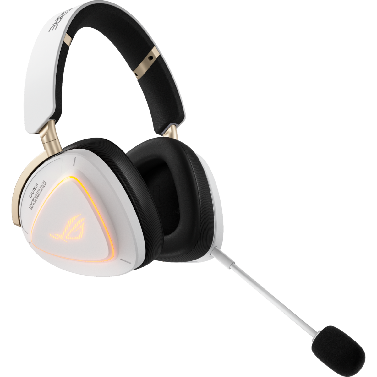 Headset ASUS ROG Delta II-KJP White - 90YH04C0-BHUA10 - Foto 3