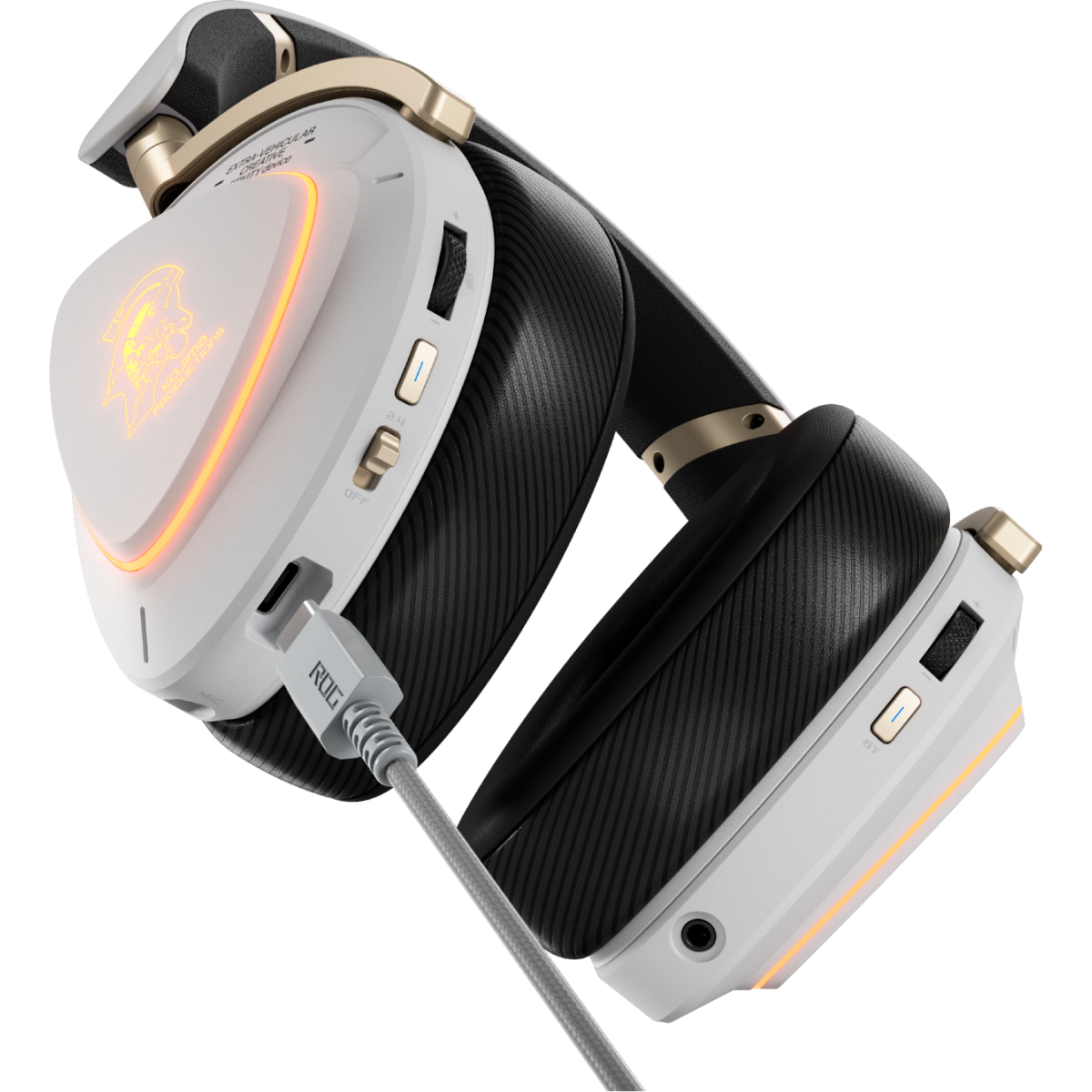 Headset ASUS ROG Delta II-KJP White - 90YH04C0-BHUA10 - Foto 6