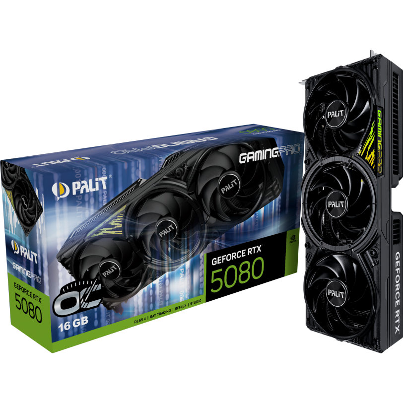Grafikkarte NVIDIA GeForce RTX 5080 Palit GamingPro OC V1 16GB (NE75080S19T2-GB2031Y) - Foto 10