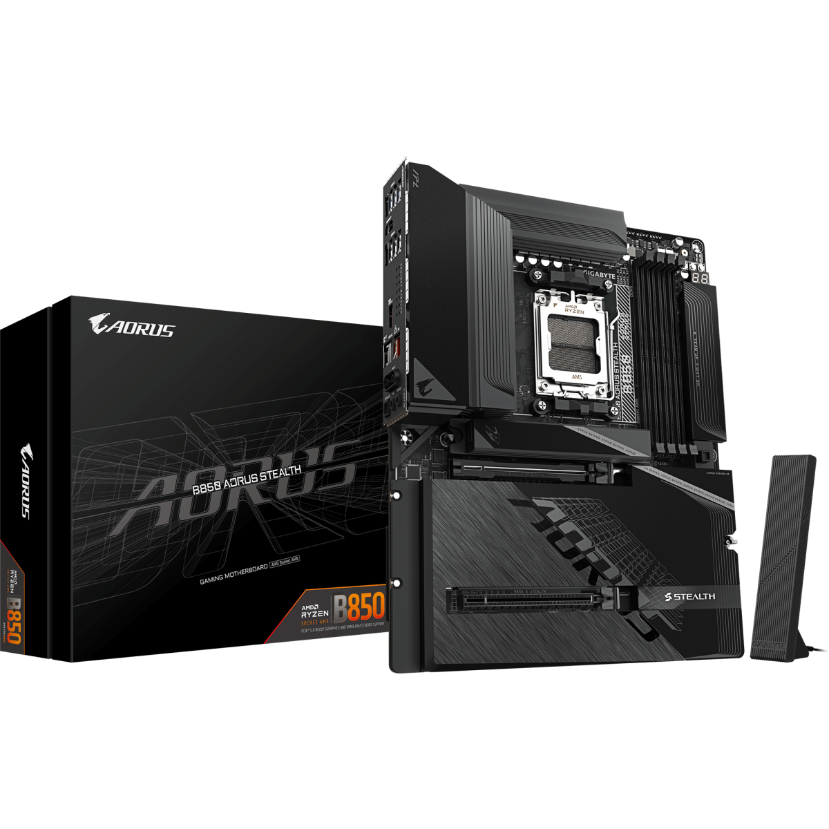 Mainboard Gigabyte B850 AORUS STEALTH - Foto 6