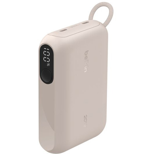 Externer Akku Belkin BoostCharge Power Bank 10K with Display Sand - BPB027hqSD - Foto 2