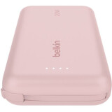 Externer Akku Belkin BoostCharge Power Bank 10K with Integrated Cable Pink (BPB021hqPK)