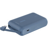 Externer Akku Belkin BoostCharge Power Bank 10K with Integrated Cable Blue (BPB021hqBL)