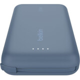Externer Akku Belkin BoostCharge Power Bank 10K with Integrated Cable Blue (BPB021hqBL)