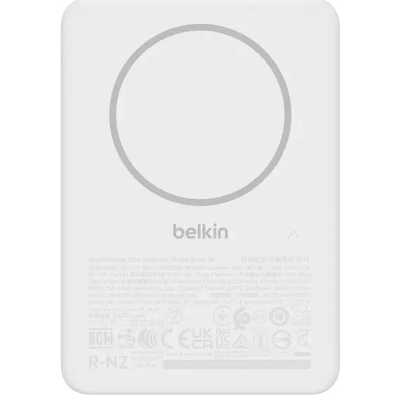 Externer Akku Belkin BoostCharge Slim Magnetic Power Bank 5K White - BPD010hqWH - Foto 4