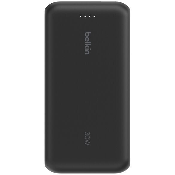 Externer Akku Belkin BoostCharge Power Bank 20K with Integrated Cable Black - BPB024hqBK
