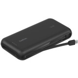 Externer Akku Belkin BoostCharge Power Bank 20K with Integrated Cable Black (BPB024hqBK)