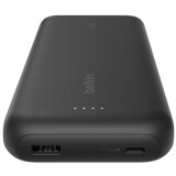 Externer Akku Belkin BoostCharge Power Bank 20K with Integrated Cable Black (BPB024hqBK)