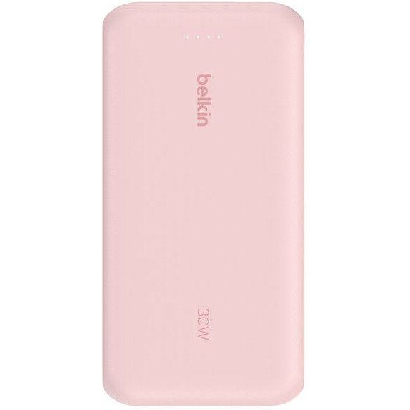Externer Akku Belkin BoostCharge Power Bank 20K with Integrated Cable Pink - BPB024hqPK