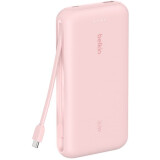 Externer Akku Belkin BoostCharge Power Bank 20K with Integrated Cable Pink (BPB024hqPK)