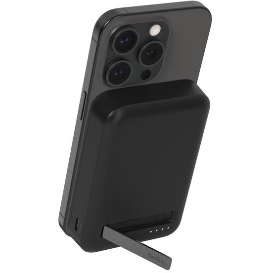 Externer Akku Belkin BoostCharge Pro Magnetic Power Bank with Qi2 15W 10K Black - BPD008btBK - Foto 2