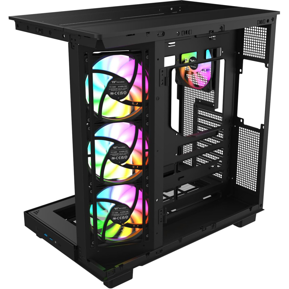 Gehäuse Thermaltake View 380 XL WS ARGB Black (CA-11E-00M1WN-WS) - Foto 4