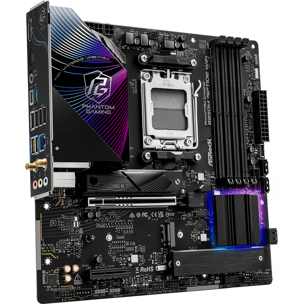 Mainboard ASRock B850M Riptide WiFi - Foto 2