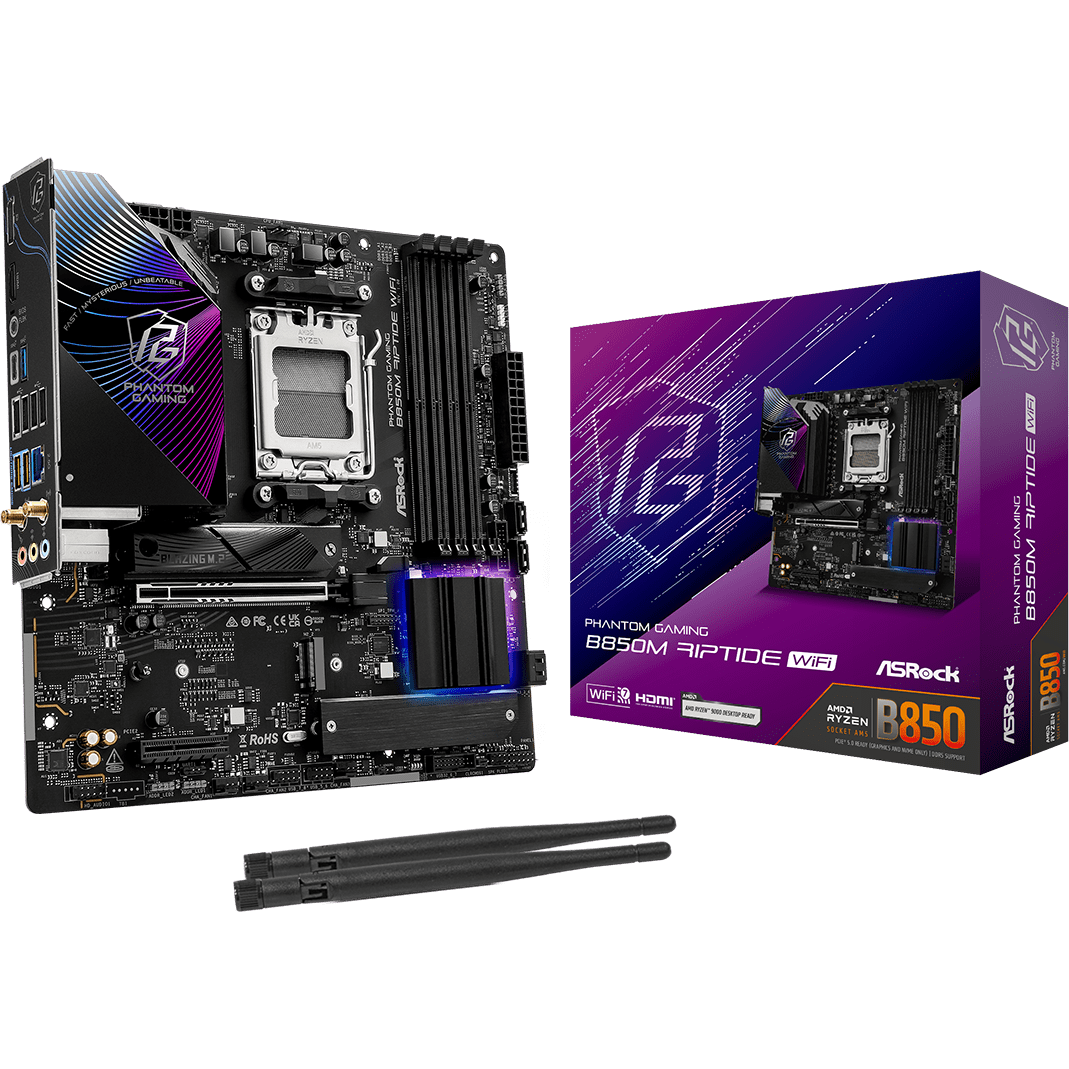 Mainboard ASRock B850M Riptide WiFi - Foto 5