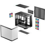 Gehäuse DeepCool CG530U 4F Black (R-CG530U-BKAGA4-G)