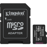 Speicherkarte 128GB MicroSD Kingston Industrial + SD adapter (SDCIT2/128GB)